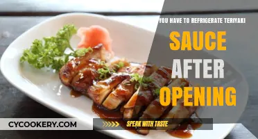 Should Teriyaki Sauce Be Refrigerated After Opening? Expert Tips