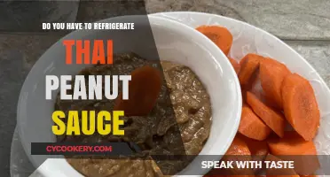 Should Thai Peanut Sauce Be Refrigerated? Storage Tips Revealed