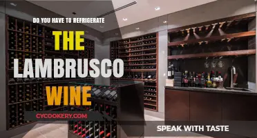 Should Lambrusco Be Refrigerated? A Guide to Storing Your Wine