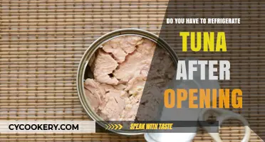 Refrigerating Tuna: Essential Tips After Opening the Can or Pouch