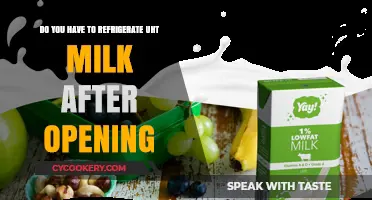 Refrigerate UHT Milk After Opening: Essential Tips for Freshness