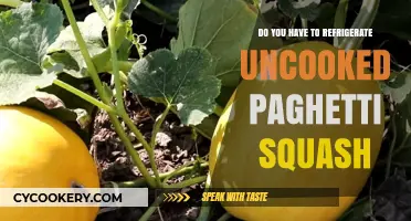 Should You Refrigerate Uncooked Spaghetti Squash? Storage Tips Revealed
