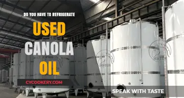 Should Used Canola Oil Be Refrigerated? Storage Tips Revealed