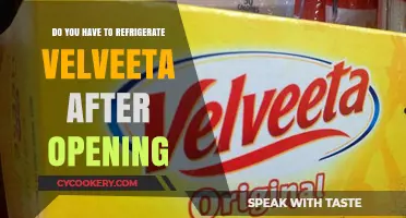 Refrigerating Velveeta: Post-Opening Storage Tips for Freshness and Safety