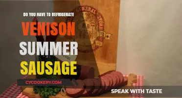 Should Venison Summer Sausage Be Refrigerated? Storage Tips Revealed