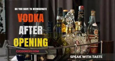 Should You Refrigerate Vodka After Opening? A Storage Guide