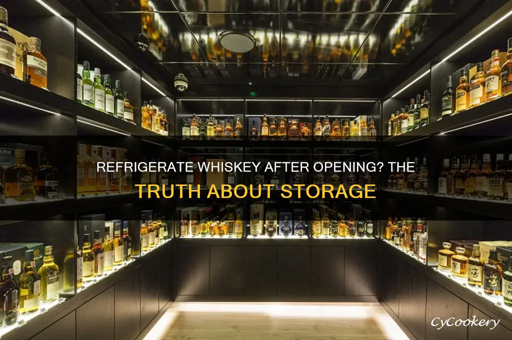 do you have to refrigerate whiskey after opening