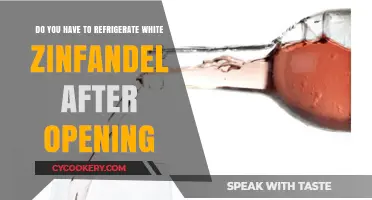 Should White Zinfandel Be Refrigerated After Opening? Tips & Tricks