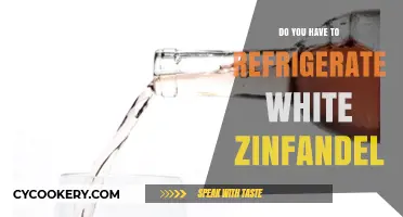 Should White Zinfandel Be Refrigerated? A Wine Storage Guide