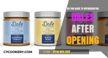 Should You Refrigerate Dales After Opening? A Storage Guide