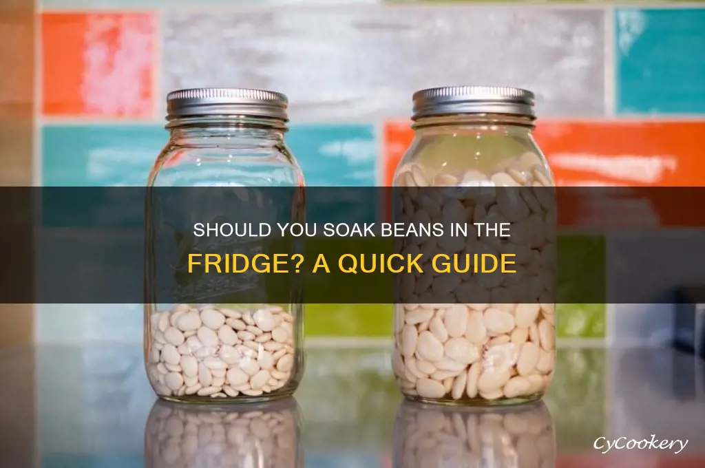 do you have to soak beans in refrigerator