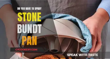 Spraying Stone Bundt Pans: A Must or Myth?