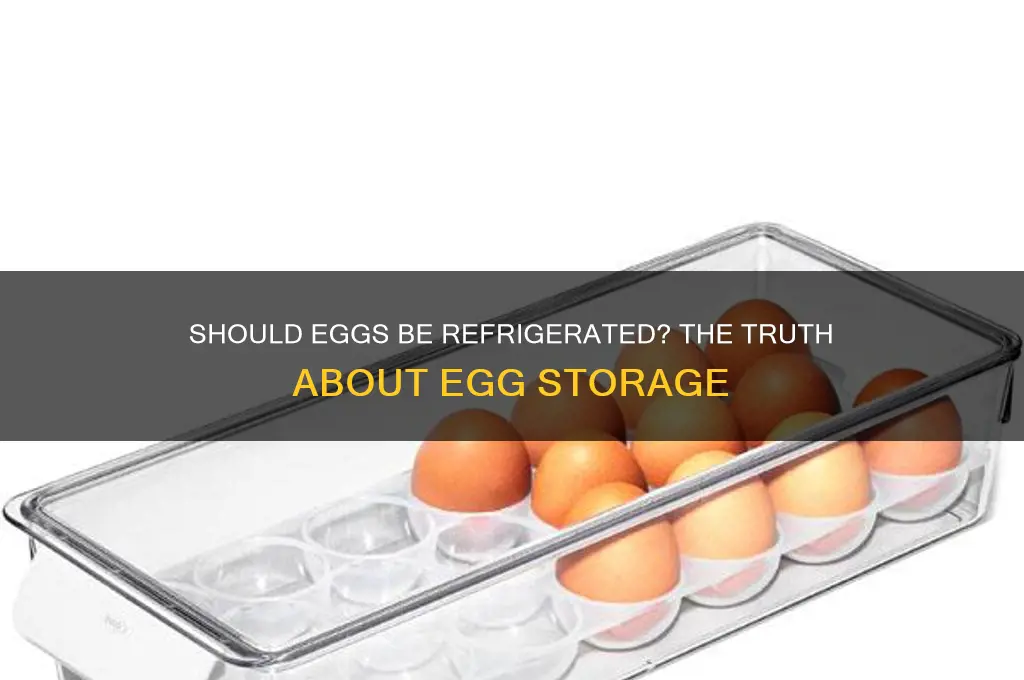 do you have to store eggs in the refrigerator