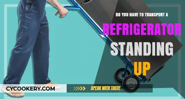 Transporting a Refrigerator: Standing Up or Laid Down?