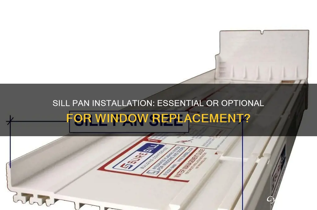 do you have to use a sill pan