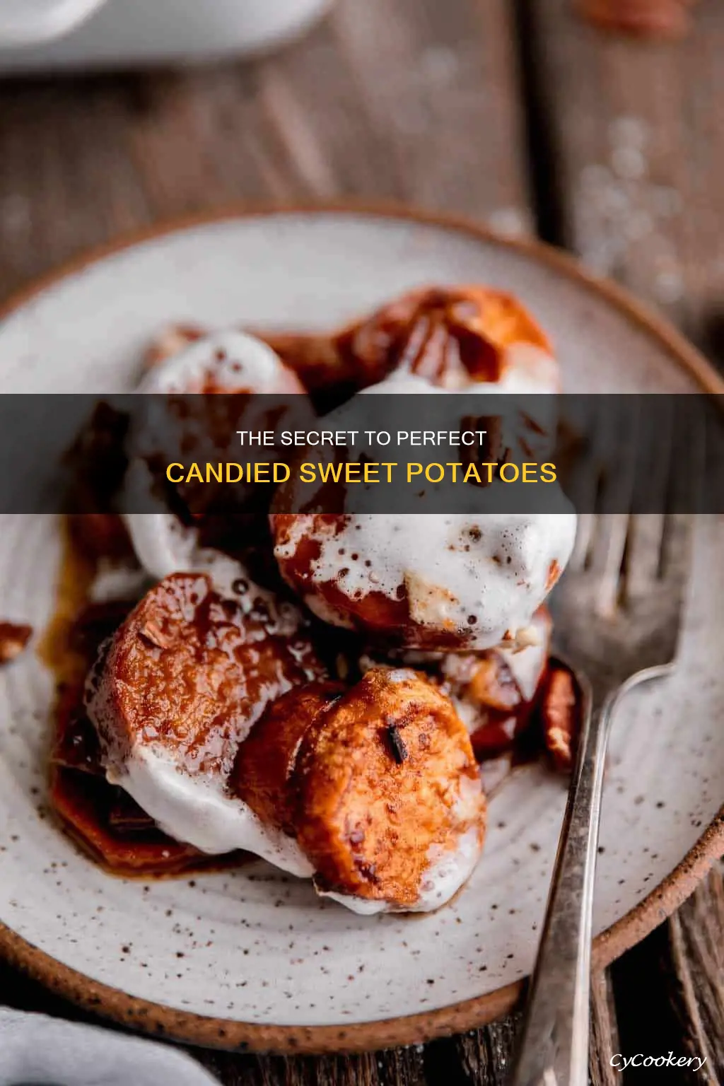 do you leave juice in pan for candied sweet potatoes