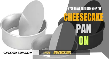 Keep the Bottom of the Cheesecake Pan On?