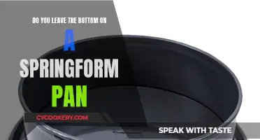 Springform Pan Secrets: Bottom Removal Tips and Tricks