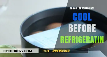 Cooling Boiled Eggs: Should You Refrigerate Them Right Away?