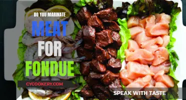 Meat Fondue: Marinating for Maximum Flavor and Tenderness