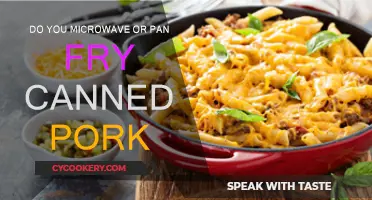 Microwaving vs Pan-frying Canned Pork: Which is Better?
