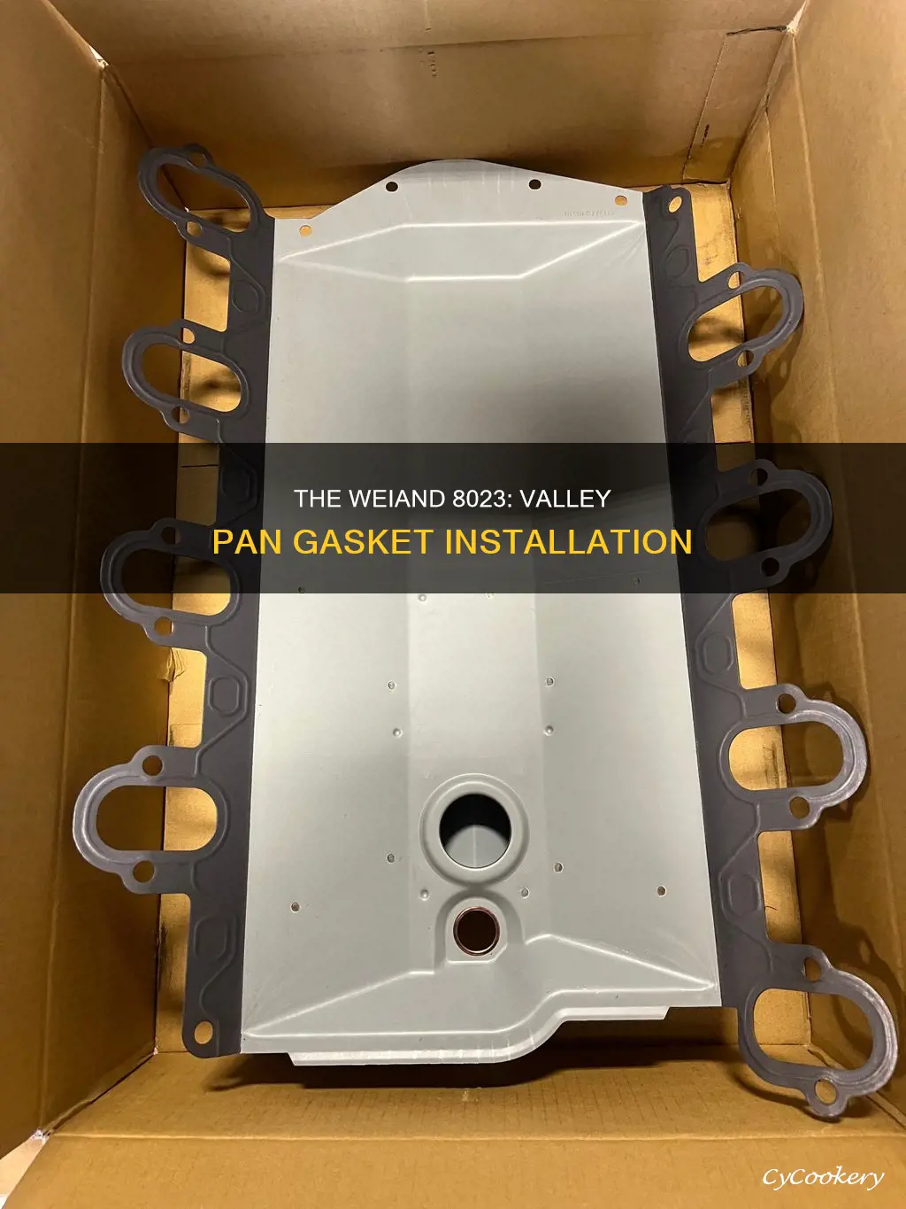 do you ned the valley pan gasket on weiand 8023
