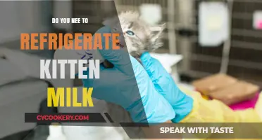 Should Kitten Milk Be Refrigerated? Essential Care Tips for Your Feline