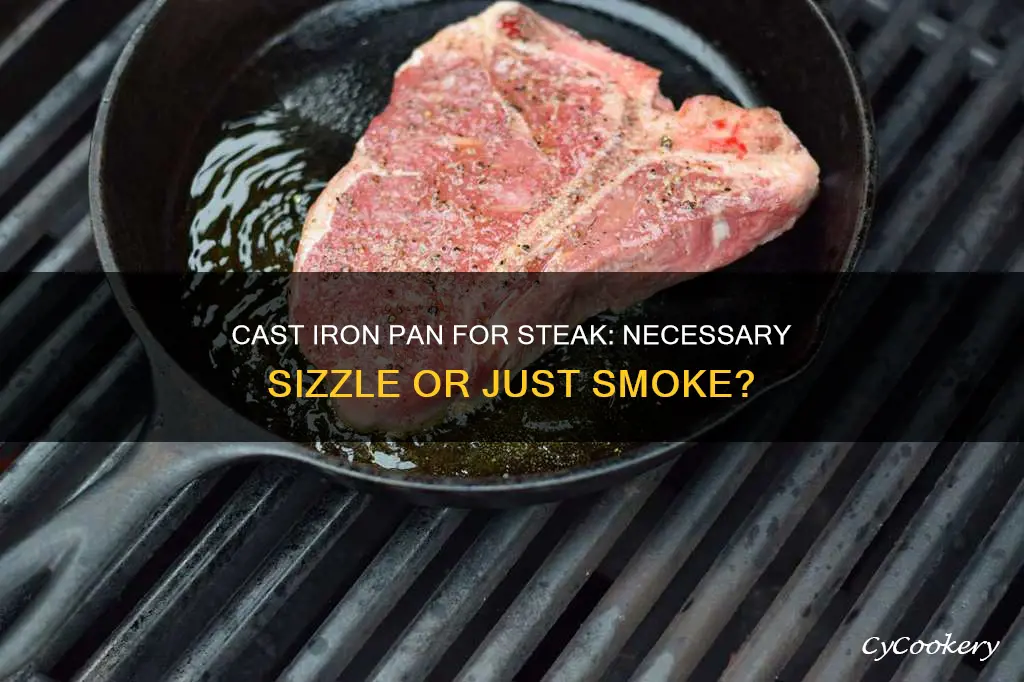 do you need a cast iron pan for steak