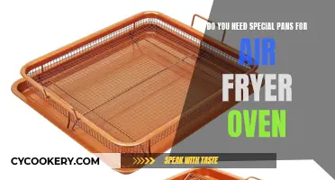 Air Fryer Oven: Special Pans Needed?