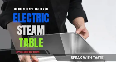 Steam Table Spillage Pan: Necessary?