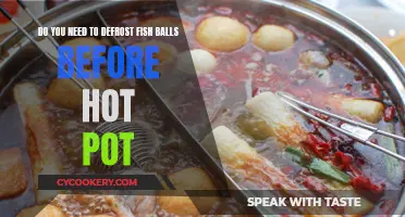 Hot Pot Hack: Fish Balls, To Defrost or Not?