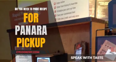 Panara Pickup: Receipt Printing Essential?