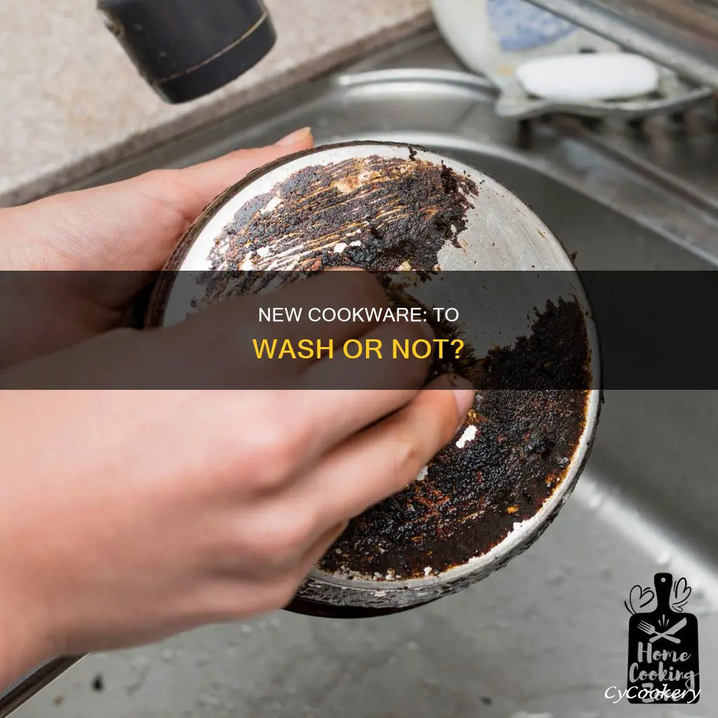 do you need to wash new pots and pans