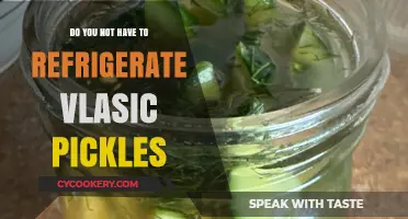 Vlasic Pickles: To Refrigerate or Not After Opening?