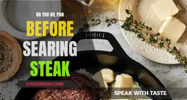 Should You Oil Pan Before Searing Steak?