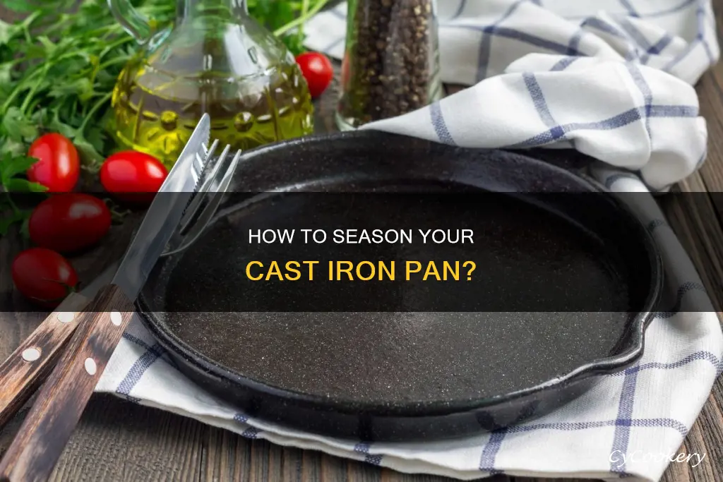 do you oil the bottom of a cast iron pan