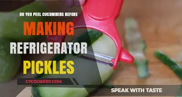 To Peel or Not: Cucumber Prep for Perfect Refrigerator Pickles