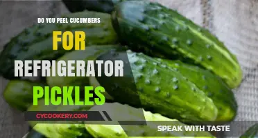 Peel or Not? Cucumber Prep for Perfect Refrigerator Pickles