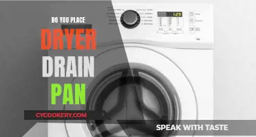 Dryer Drain Pan: Where and Why?