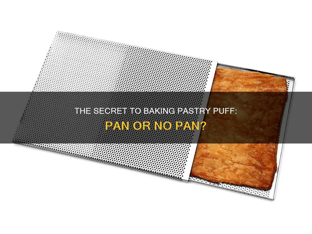do you place pastry puff directly on your pan