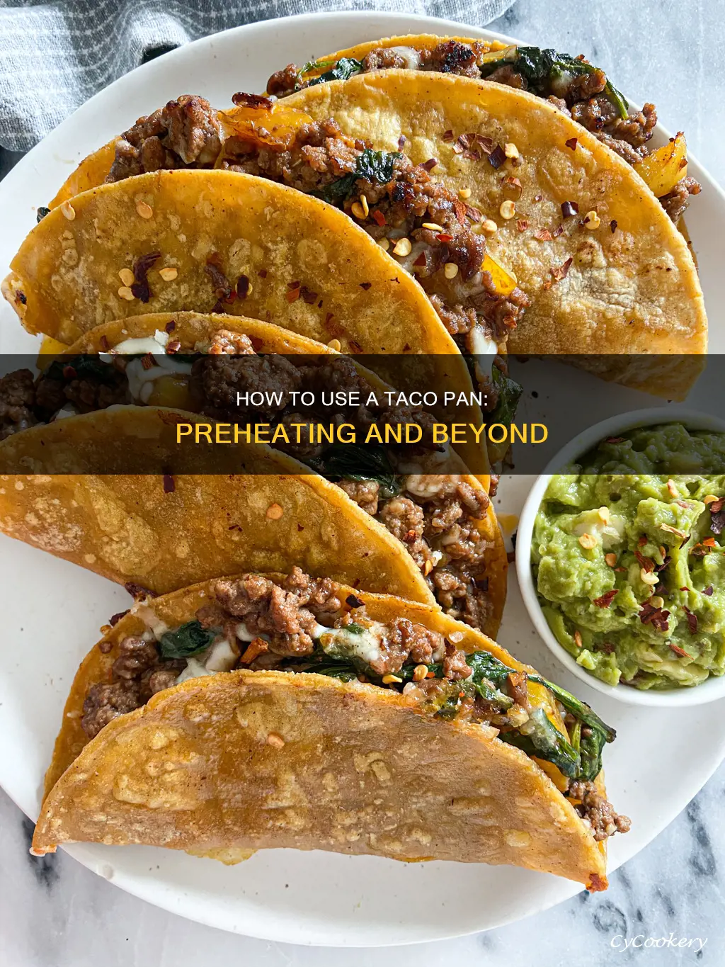do you preheat a taco pan