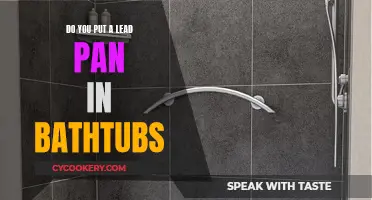 How to Install a Lead Pan in Your Bathtub
