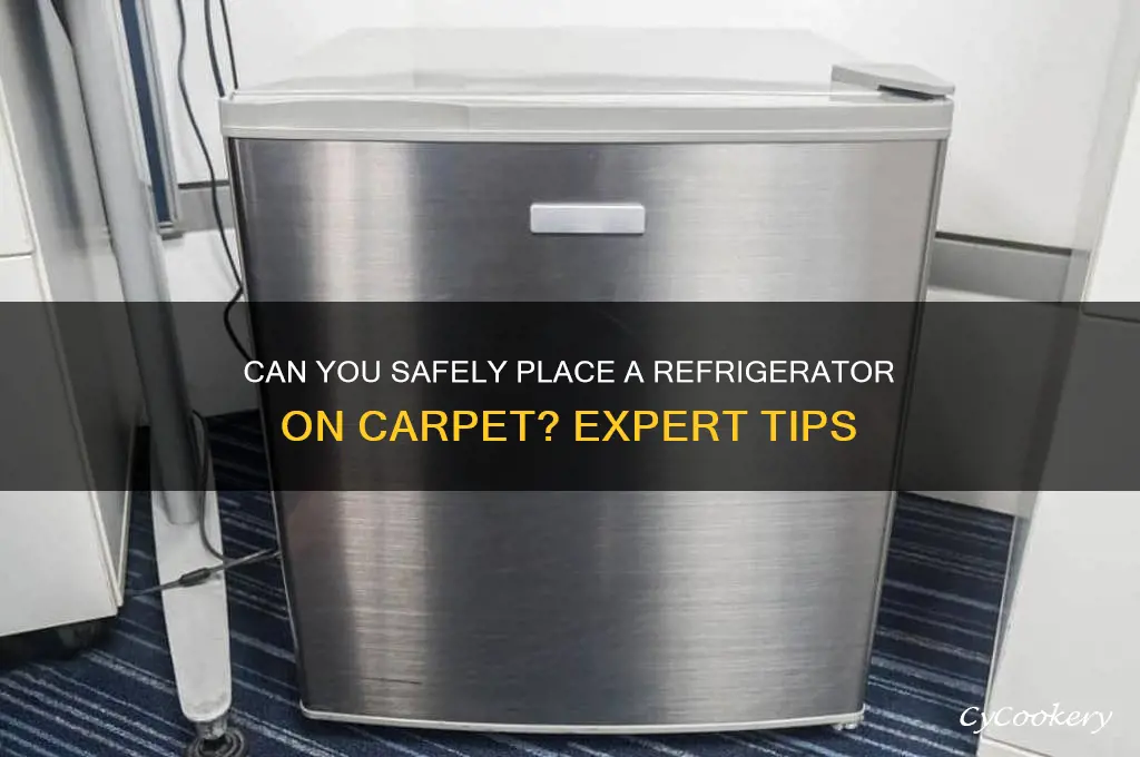 do you put a refrigerator on carpet