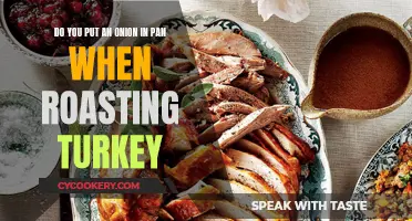 Onion in Pan: Perfect Turkey Roasting