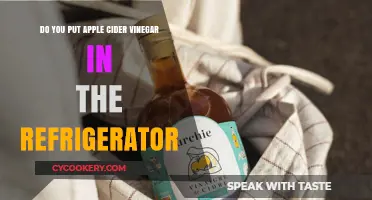 Should You Refrigerate Apple Cider Vinegar? Storage Tips Revealed