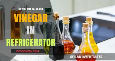 Should Balsamic Vinegar Be Refrigerated? Storage Tips Revealed