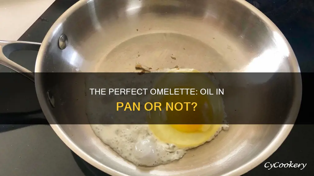 do you put oil in pan for omelette