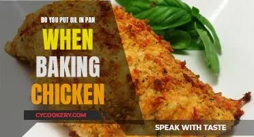 Baking Chicken: Oil in Pan or Not?