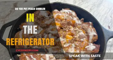 Should Peach Cobbler Be Refrigerated? Storage Tips for Perfect Dessert