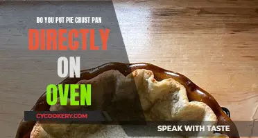 Pie Crust Baking: Pan in the Oven?